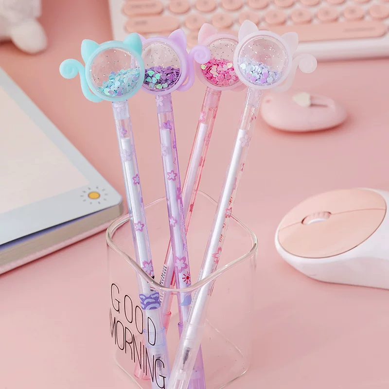 1 шт РЕЗНЫЕ МУЛЬТИКОЛОР Cat Glitter Рецепт милый гель PE