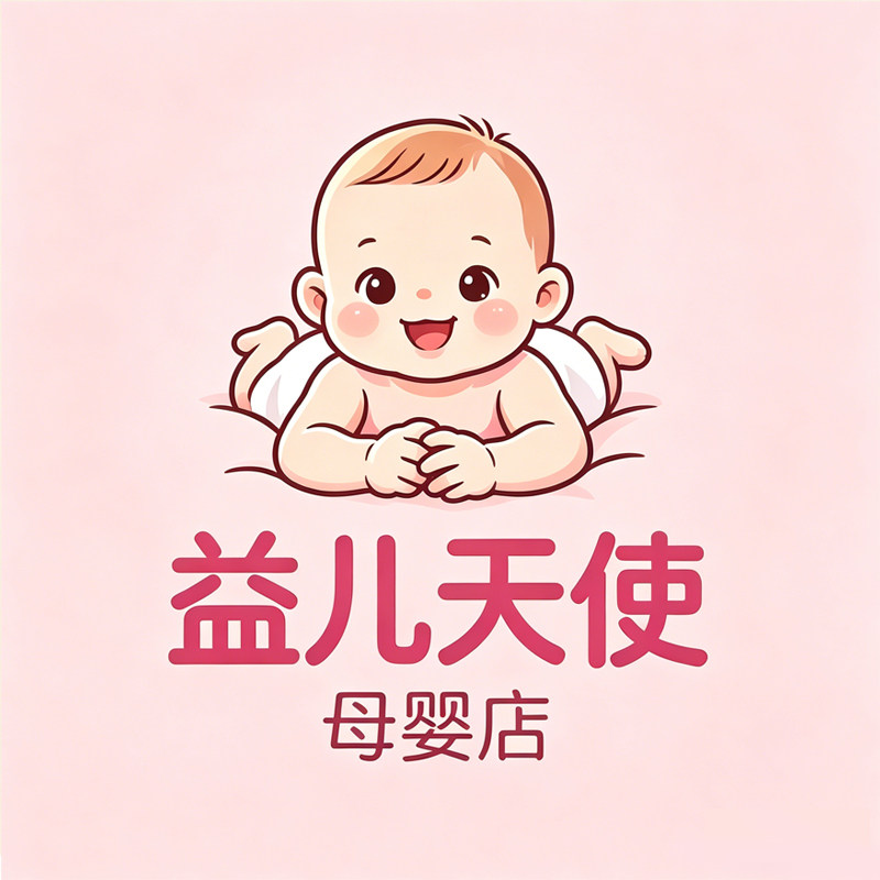 益儿天使母婴店的LOGO
