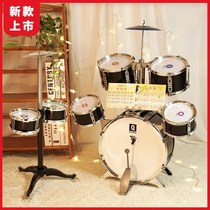 Childrens drum kit for beginners professional entry-level home drum toy for toddlers 2-10 years old to practice jazz drums