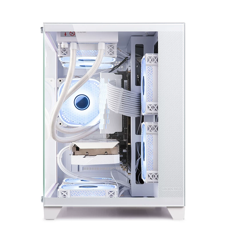 Core i5 12400F/RTX4060 8G independent desktop computer host high -end chicken game sea view room LED light host cool game desktop unique machine