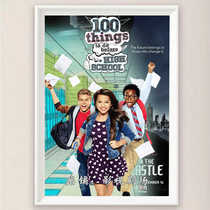 One hundred things to do before high school American TV series high-definition Philippine posters
