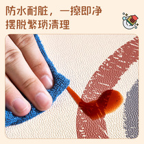 Pet placemat cat eating waterproof anti-slip mat large cat bowl mat special food bowl mat for cats dog supplies