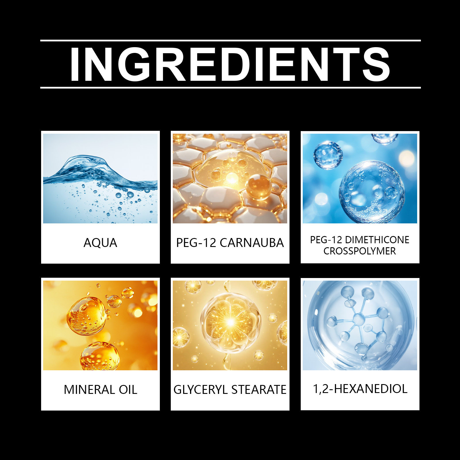 Tire Nourish Cream ingredients list