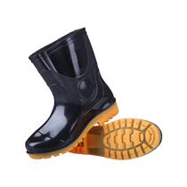 Corey Colin FPB020M low-top rain boots wear-resistant anti-slip labor protection rain boots single shoes mens black size 45 1 pair