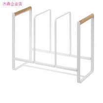 Small fresh iron three-grid dish drain rack simple kitchen kitchen utensil storage storage rack plate rack bowl rack