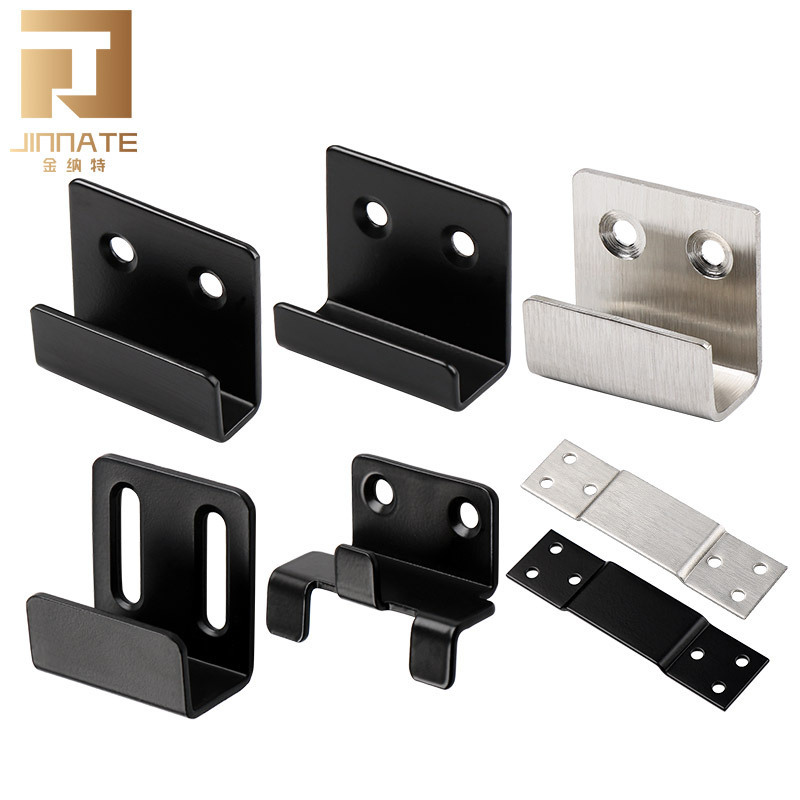 Jinnet Stainless Steel Tile Hanger, Black Movable Buckle Hanger, Display Rack Steel Hook Buckle Hardware