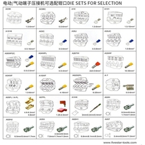 Jigong pneumatic terminal crimping machine pneumatic crimping pliers cold crimping pliers crimping machine hydraulic crimping tool crimping end