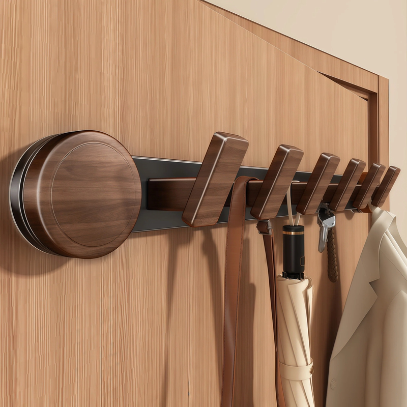 Japanese Imported Suction Cup Door Hooks, No-Drill Door Hangers, Entryway Wardrobe Hooks, Suction Cup Storage Rack