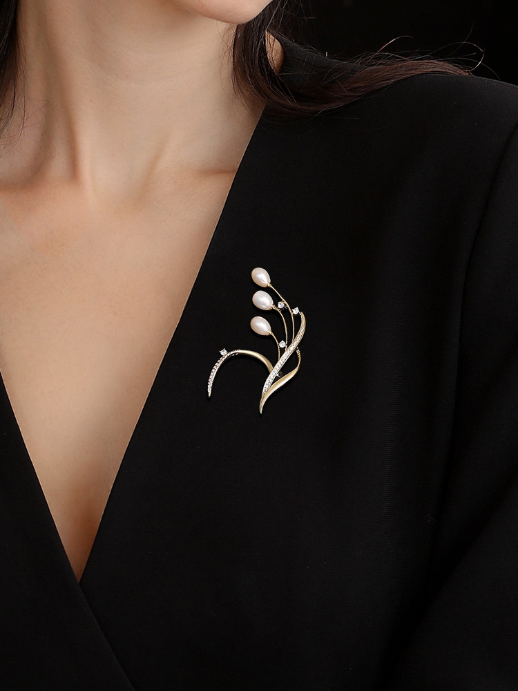 Abenheart Danish Orchid Brooch Orchid High-End Women's Exquisite Versatile Design Brooch Gift