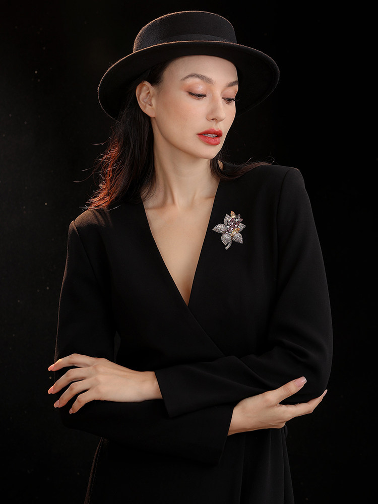 Abenheart Danish Xizhan Brooch for Women, High-End, Exquisite, Versatile, Unique Brooch Pin, Niche New Gift