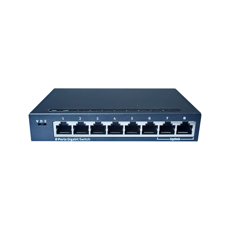 Feisuxun Brand New 8-Port Gigabit Switch Vlan Simple Plug-And-Play Fast Hub 8 2.5g Ports + 1 10g Optical Port Switch