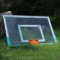 Standard aluminum alloy basketball tempered glass with edging national standard adult backboard transparent basketball stand for outdoor use