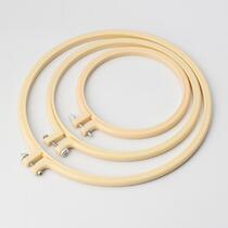 Wood hoop jumping fabric bamboo shed embroidery needle thread embroidery hoop cross stitch stretch bamboo hoop frame round embroidery frame