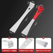 Stainless steel beekeeping scraper woodworking installation multifunctional crowbar tool collection wooden door cover multifunctional crowbar shovel