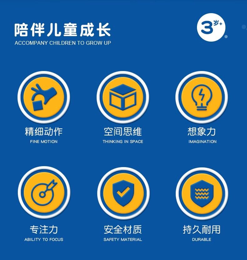 Лего, Кубики fatbrain儿童玩具益智积木3-6周岁男女小孩组合拆装构建大师