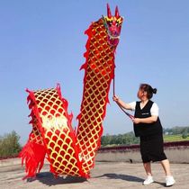 2023 autumn and winter fitness dragon square dance ribbon for the elderly fitness dragon beginner faucet ribbon dance dragon streamer colorful