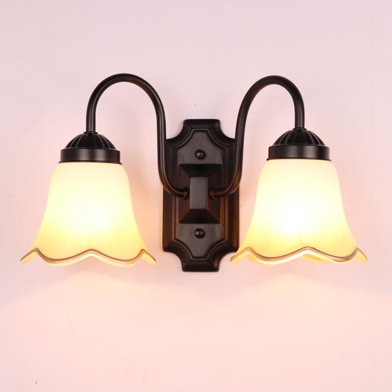 Eurostyle LED Mirror Front Light Makeup Desk Makeup Room Bathroom Lamp Balcony Aisle Wall Lamp American Mirror Cabinet Makeup Lamp