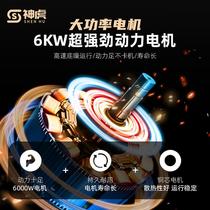 Large engineering high-power 42-type automatic sausage stuffing machine stainless steel factory frozen meat grinder for commercial use