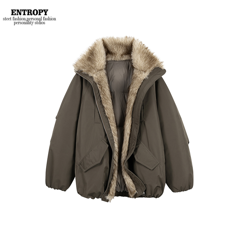Flower Bud down Jacket, Zuishan Diao Parka, Winter 90% White Duck Down, Thickened, Warm, Fur Collar Jacket Flower Bud down Jacket, Zuishan Diao Parka, Winter 90% White Duck Down, Thickened, Warm, Fur Collar Jacket
