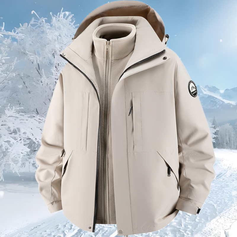 2025新款：秋冬情侣户外三合一冲锋衣，如何定义“多功能”？