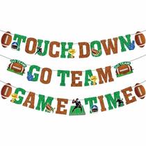 Football party decoration flags Super Bowl fan party atmosphere decoration flags banner