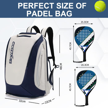 Cross-border popular pickleball racket bag comprehensive racket bag feather