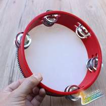 Kindergarten Orff dance teaching aids tambourine with rattle double row morning teacher percussion props childrens tambourine
