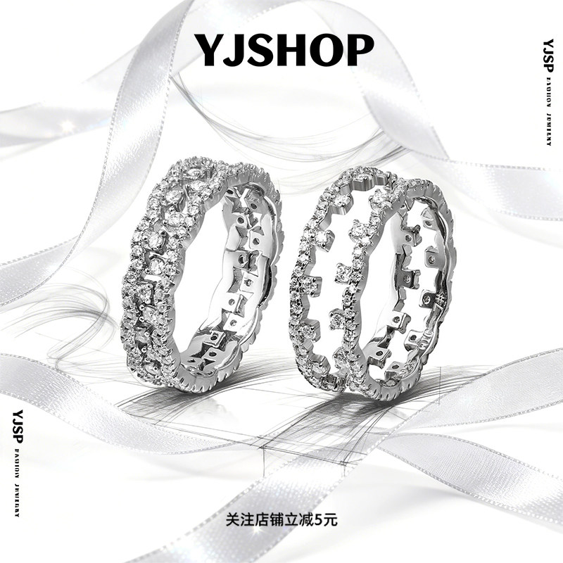 S925 silver moissanite ring birthday gift