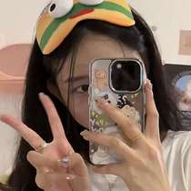 Hamburg Sleep Funny Student Cute Ice Mask Blackout Hot Compress Special Eye Mask Nap Creative Sleep Hot Dog