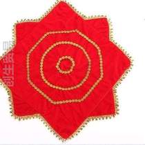 Gold velvet handkerchief yangko flower two-person dance handkerchief childrens adult professional performance scarf octagonal