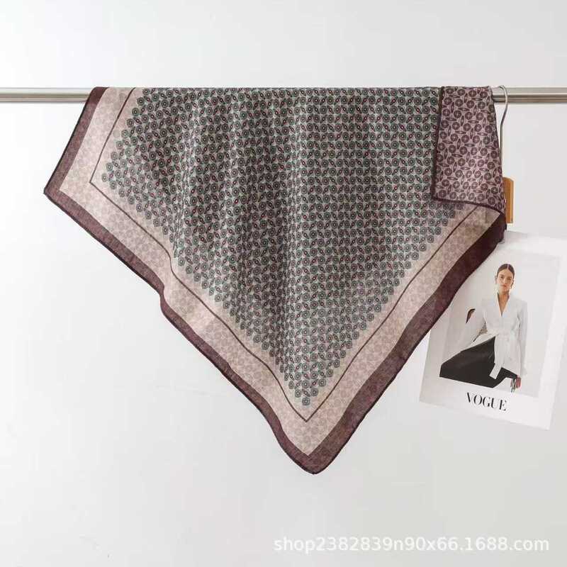 Imitation Velvet Silk Scarf for Women, Retro New Style, Patchwork Print, Age-Reducing, Double-Sided, Different Color, Large Square Scarf, Travel Beach Towel, Sun Protection Imitation Velvet Silk Scarf for Women, Retro New Style, Patchwork Print, Age-Reducing, Double-Sided, Different Color, Large Square Scarf, Travel Beach Towel, Sun Protection