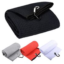 40x60cm Golf Towel With Hook 5 Colors Microfiber Fabric For