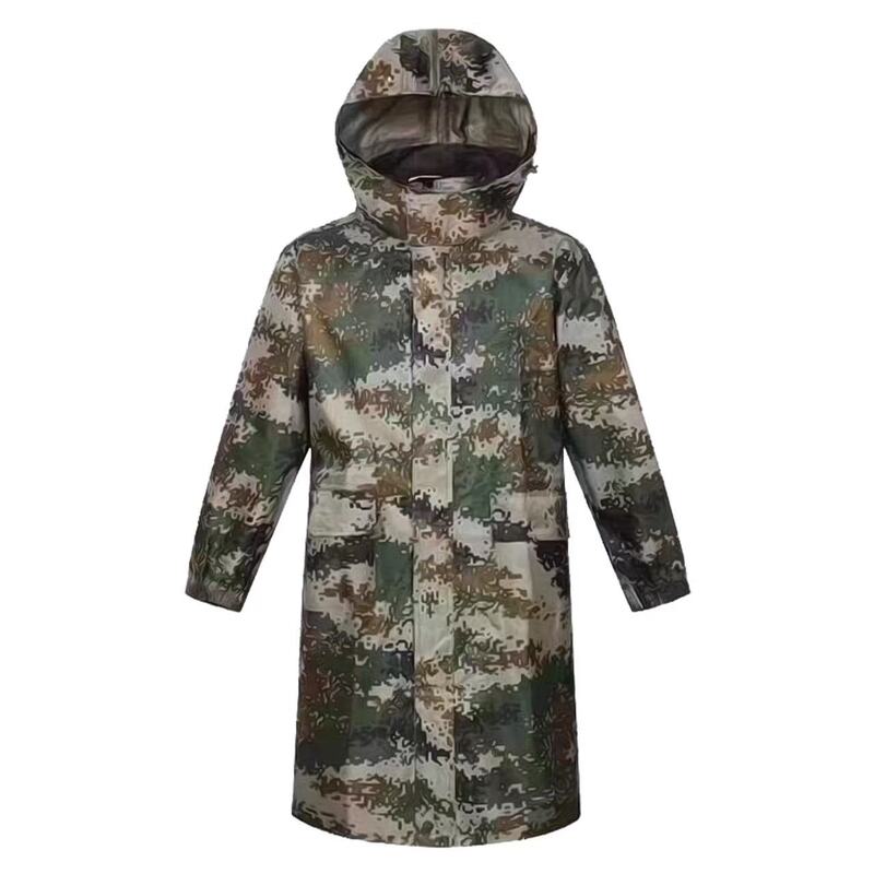 Camouflage Raincoat, Long One-Piece and Two-Piece Raincoat, Rainproof for Heavy Rain, Hiking, Fishing, Outdoor Flood Prevention, Disaster Relief, Labor Protection Camouflage Raincoat, Long One-Piece and Two-Piece Raincoat, Rainproof for Heavy Rain, Hiking, Fishing, Outdoor Flood Prevention, Disaster Relief, Labor Protection