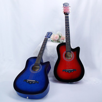 Guitar 38-inch folk ballad beginners introductory practice student guitar factory direct sales customized JITA direct sales