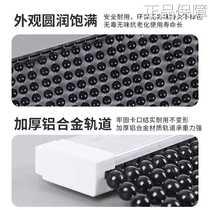 High-end black crystal bead curtain partition curtain door curtain 2024 new high-end crystal punch-free door curtain anti-mosquito beads