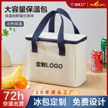 New outdoor picnic bag portable lunch bag thermal and cold insulation large capacity convenient for work and camping ice bag with rice