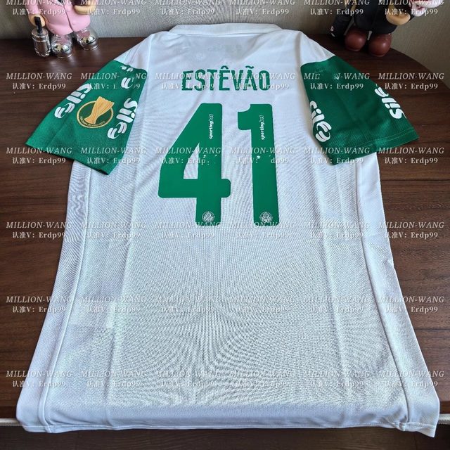 Palmeiras 2025 Palmeiras Home and Away Brasileira Championship Fan Version Enedriques Jersey Estevão