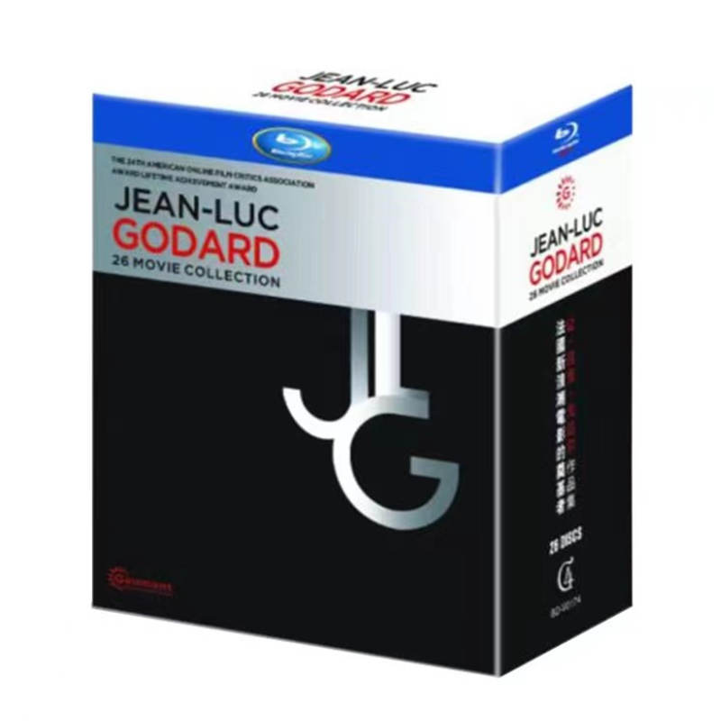 Blu-Ray Disc Collection of 26 Films by Jean-Luc Godard, Collector's Edition