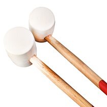 Rubber hammer for laying bricks hammer for laying tiles large shock-proof rubber hammer for installing tendon hammer solid leather hammer for laying floor tiles