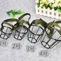 Anti-dog biting muzzle dog muzzle dog mask anti-lying dog muzzle large medium and small edible pet muzzle