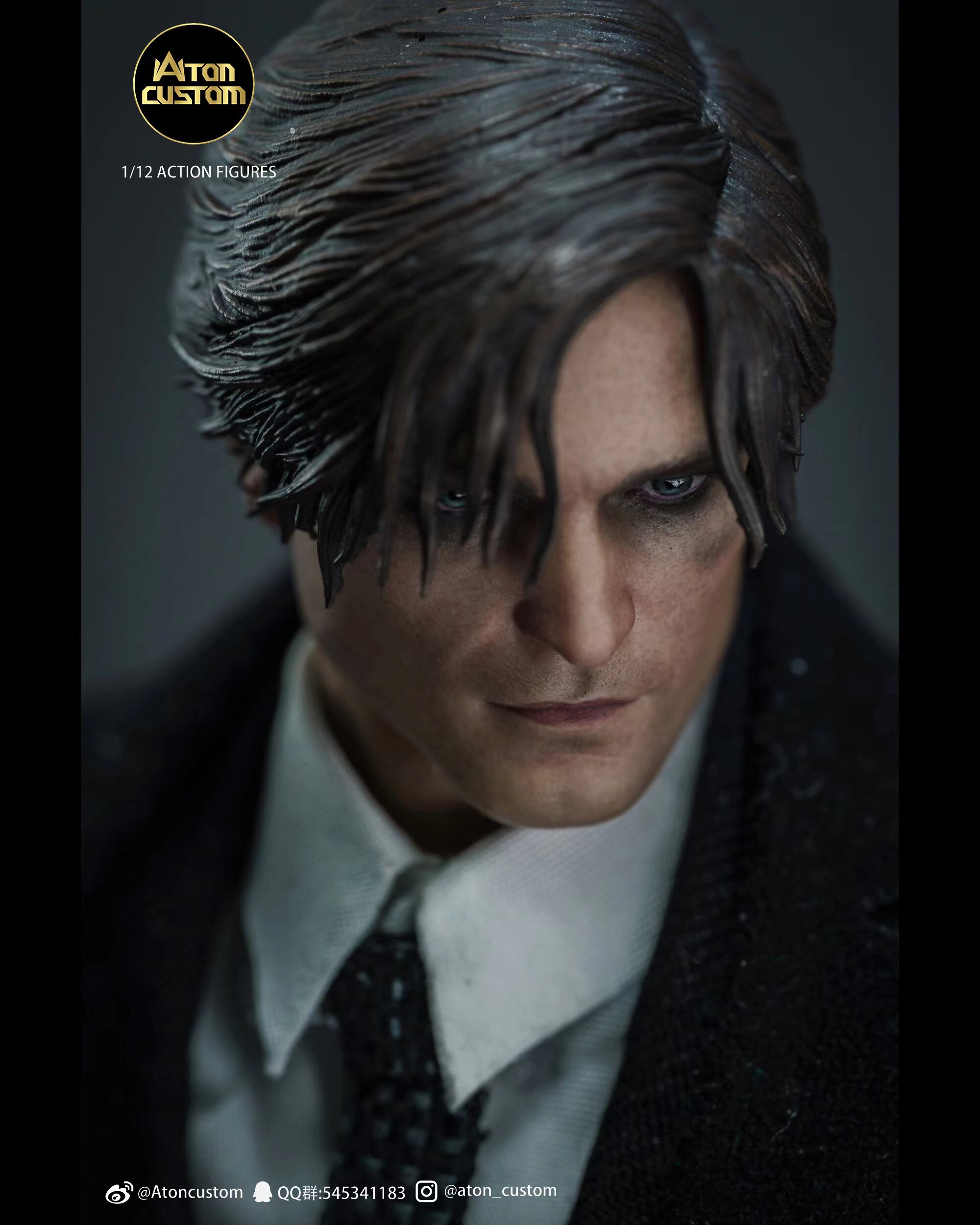 Aton Custom 1/12 Young Rich Bruce The Batman Action Figure 1/12 Scale