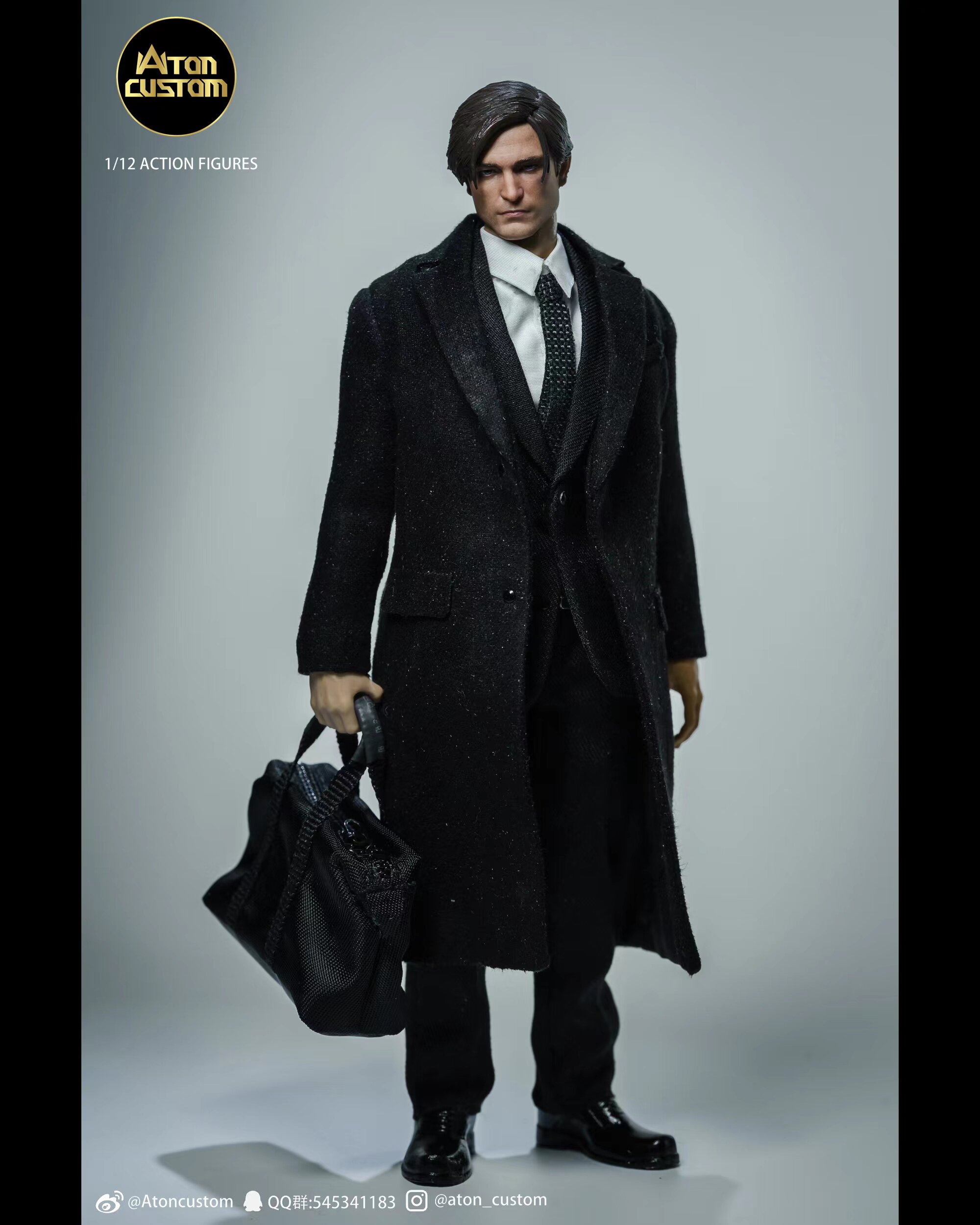 Aton Custom 1/12 Young Rich Bruce The Batman Action Figure 1/12 Scale