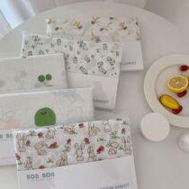 Cute bamboo fiber double-layer gauze towel summer newborn type A non-fluorescent baby blanket bath towel 120*120