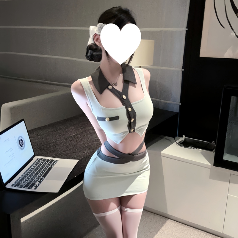 Purely Sensual Sexy Uniform Secretary Ol Teacher Uniform Role Play Nightclub No Need to Take Off Date Bodycon Skirt Set Qqny Purely Sensual Sexy Uniform Secretary Ol Teacher Uniform Role Play Nightclub No Need to Take Off Date Bodycon Skirt Set Qqny