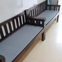 All solid wood bench sofa chair balcony living room rental house simple leisure bench double three person sofa bench