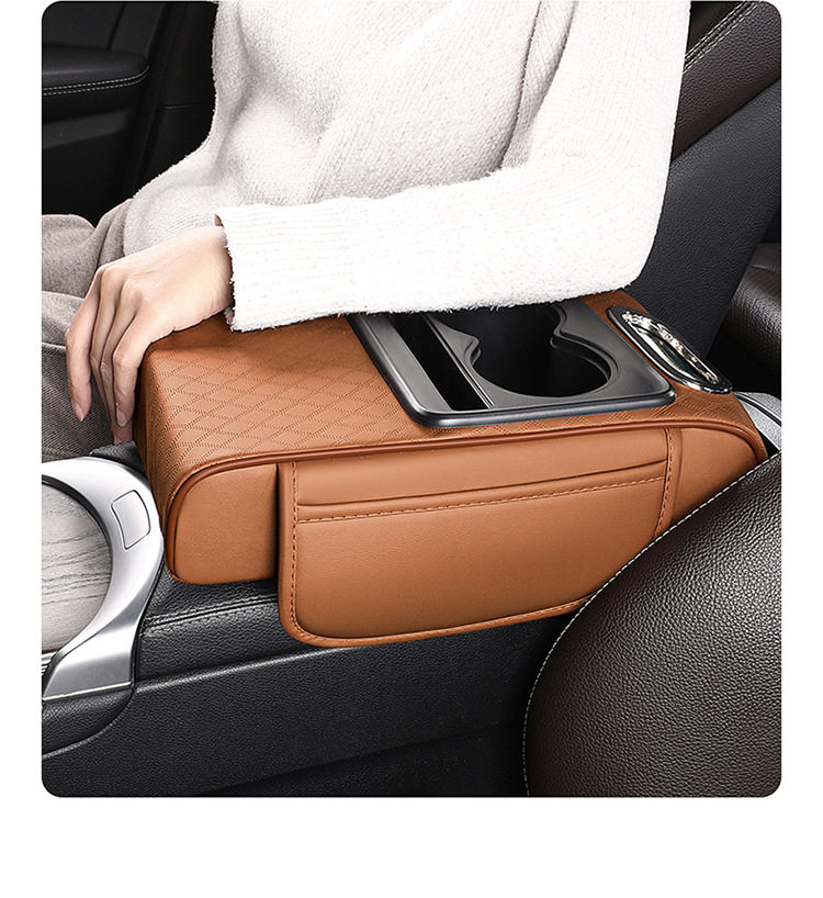 Подлокотник поле рукав 【下单立减50】 汽车扶手箱垫车载纸巾盒中央扶手收纳盒储物_wf