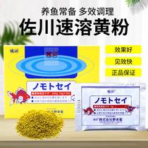 Aquarium ornamental fish Japanese Sagawa yellow pink tail rotten fin rotten meat bacterial infection alternative treatment non-fish medicine