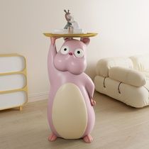 Housewarming large floor-standing tray home accessories living room ornaments TV cabinet decoration sofa light luxury new home gift