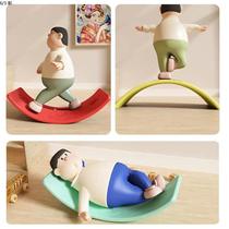 Balance board smart board childrens seesaw versatile bending sensory training indoor home baby balance beam toy