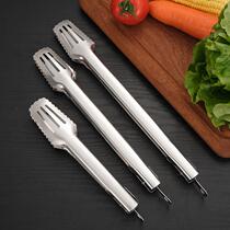 Clips food clips stainless steel bread clips cake clips extended barbecue clips thickened buffet clips commercial vegetable clips